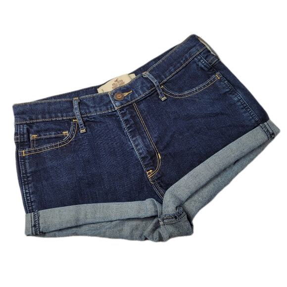 Hollister Dark Wash Short Short High Rise size 5/27 - Picture 2 of 5
